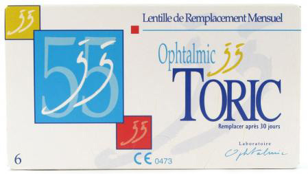 Линзы Ophtalmic 55 Toric 6 линз